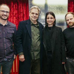 Steffen Gerlach (Geschäftsführer Capelight), Regisseur Ole Bornedal, Victoria Lang & Marco Heiter (beide Capelight)