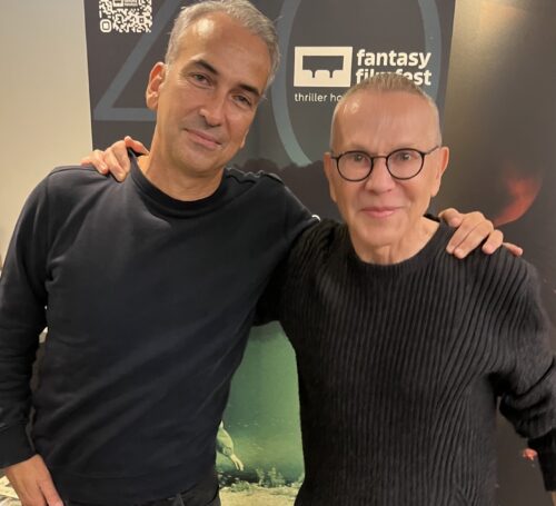 Regisseur Alphan Eşeli und Festivalleiter Rainer Stefan in München | MUTTER – THE DIARY OF A MOTHER
