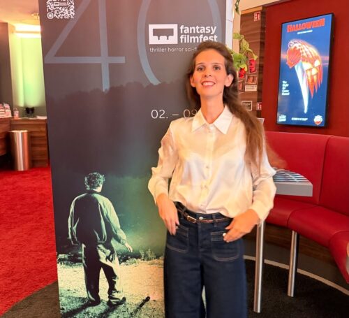 Regisseurin Marion Le Corroller präsentiert ihren Film SPECIES beim 40. Fantasy Filmfest in Hamburg.